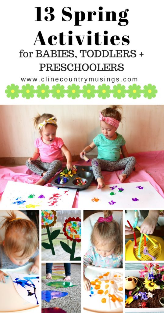 13 toddler activities for spring - Fueling Mamahood